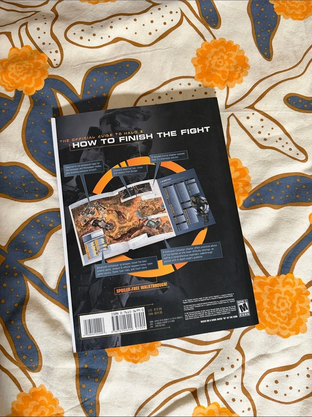 Microsoft Halo 3 Official Guide - Black, Orange, Blue Cover